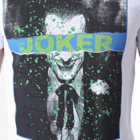 DC Comics Tee Shirt Batman Splatter 2 Blanc LaBoutiqueOfficielle