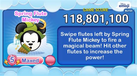 Disney Emoji Blitz Spring Flute Mickey L5 Mickey And Friends Exclusive Story Youtube