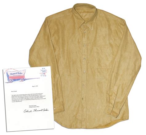 Lot Detail Elvis Presley Worn And Owned Suede Shirt With LOA By