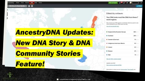 Ancestrydna New Dna Communities Story Feature And Updated Dna Story