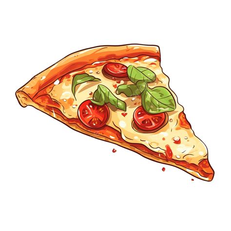 Italian Delicious Pizza Slice Free Illustration Italian Pizza Slice