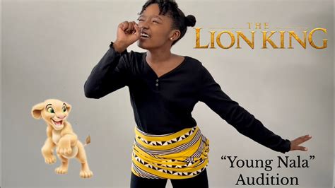 Young Nala” Audition For The Lion King On Broadway Youtube