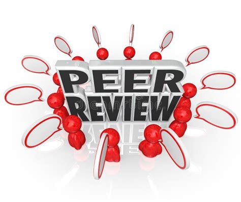 Peer Review People Comments Evaluation Assessment Words Stock Illustration Image 41802041