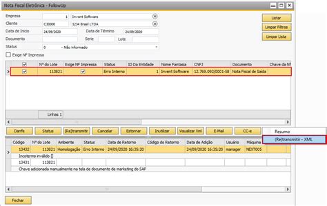 Re Transmitir Xml Taxone Nfe