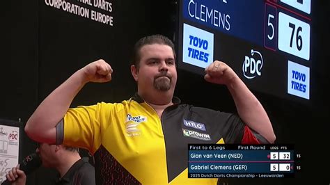 Pdc Darts On Twitter Clemens Clinches Victory Clinical From