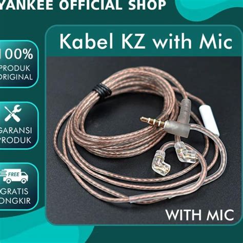 Jual Kabel KZ Copper With Mic Kabel KZ ZSN PRO X KZ ZST X KZ Cable With