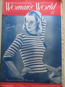 Tilleys Vintage Magazines Womans World Magazine September