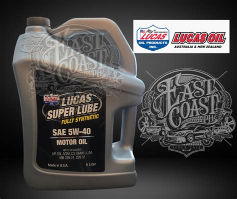 LUCAS SUPER LUBE FULLY SYNTHETIC 5W 40 MOTOR OIL Lazada PH