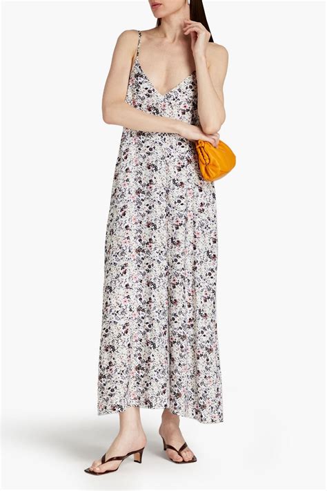 Gestuz Floral Print Woven Midi Dress The Outnet