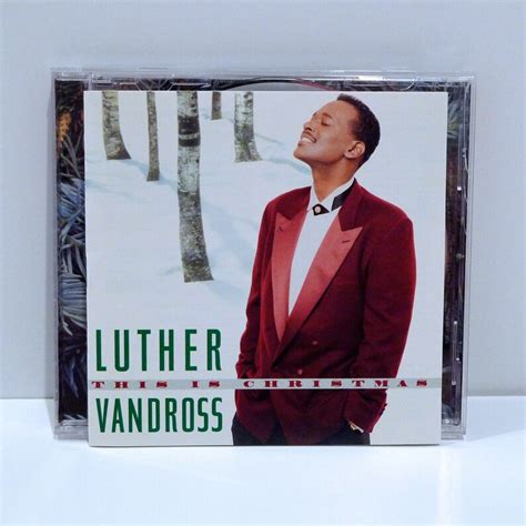 Luther Vandross This Is Christmas Compact Disc 1995 Vintage | Etsy