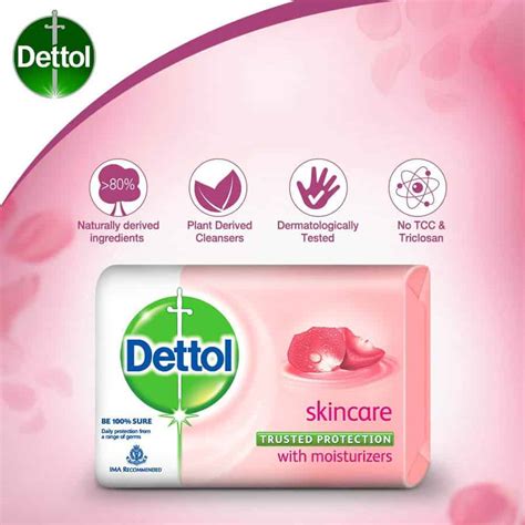 Buy Dettol Germ Protection Bathing Bar Soap Skincare 125g Pack Of 4 Online Get Upto 60 Off