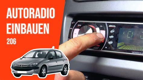 Autoradio Im Peugeot Einbauen Youtube