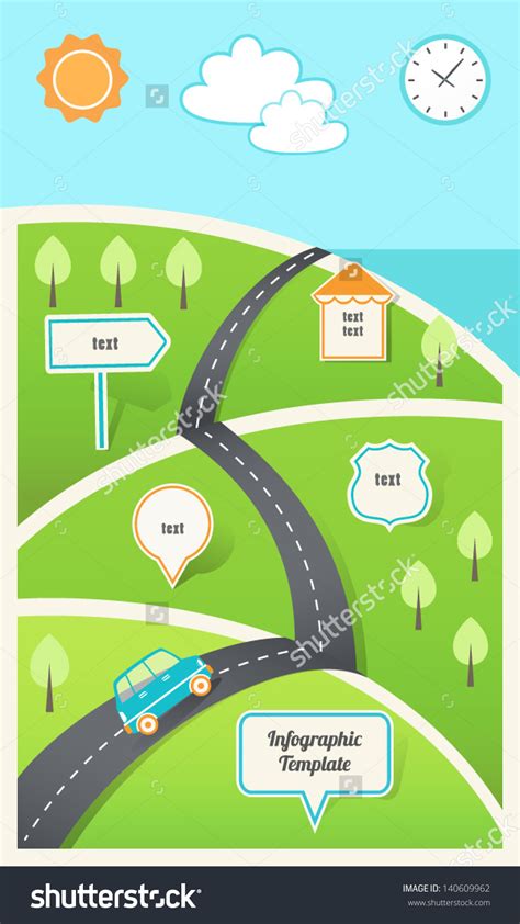 road trip map clipart - Clipground