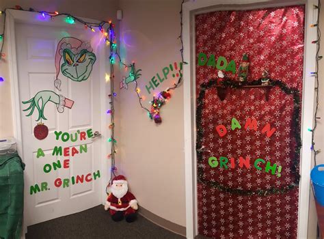 Christmas Office Door Decorations