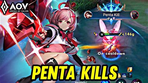 Aov Violet Dimension Breaker Gameplay Penta Kill Arena Of Valor