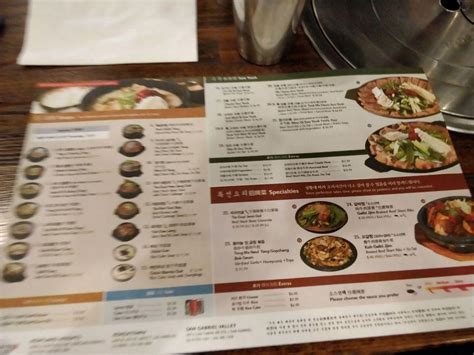 Menu at Sun Nong Dan restaurant, San Gabriel