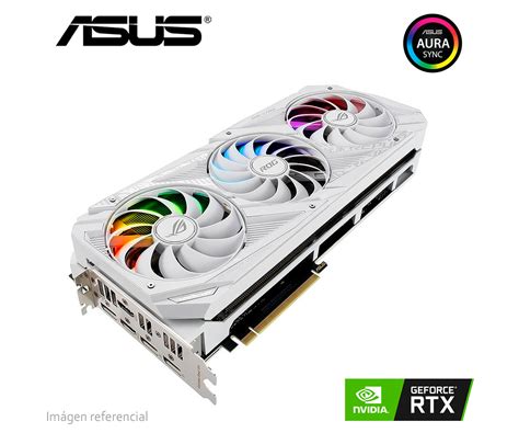 Tarjeta De Video Asus Nvidia Geforce Rog Strix Rtx O G White Gb