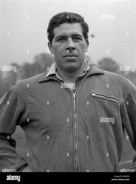 Rugby Union Pose Photocall Portrait David Perry Black White