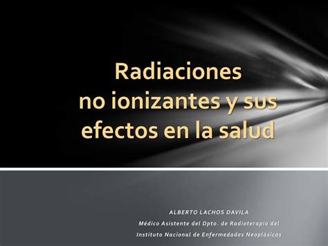 PDF Radiaciones No Ionizantes Y Sus Efectos En La Salud DOKUMEN TIPS