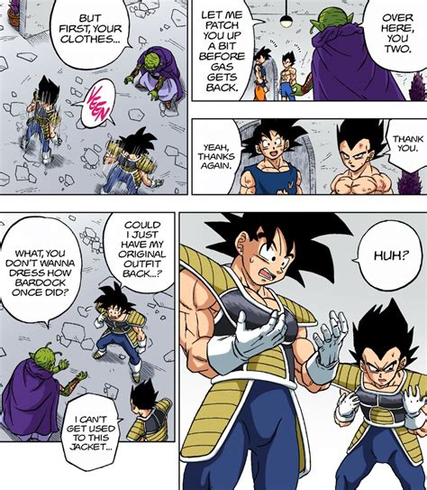 Dragon Ball Manga Panels On Twitter Monatio Changes Goku And Vegeta S