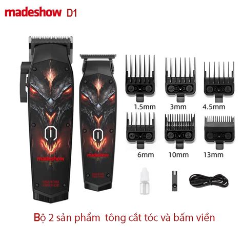 Mã COSBAUH3 giảm 8 đơn 300K tông đơ cắt tóc bấm viền MADESHOW D1