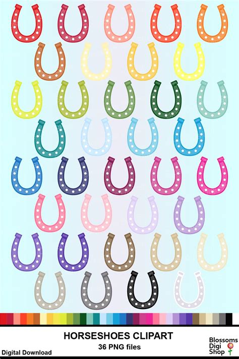 Horseshoes Sticker Clipart Fabrica