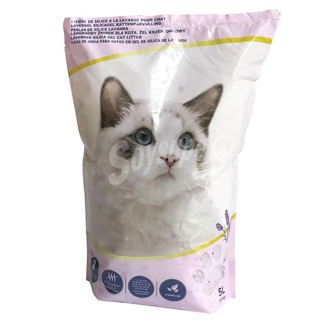 Carrefour Perlas Silice Lavanda Para Gato Carrefour 5 L