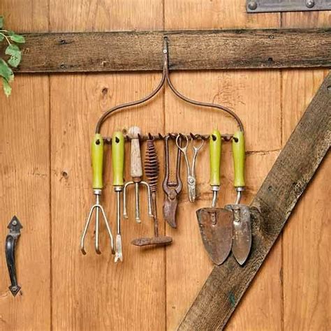 6 Of The Best And Easy Garden Tool Rack You Can Make From Recycled