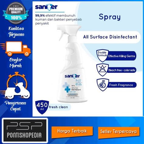 Jual Psp Saniter All Surface Disinfectant Spray Ml Pump Shopee