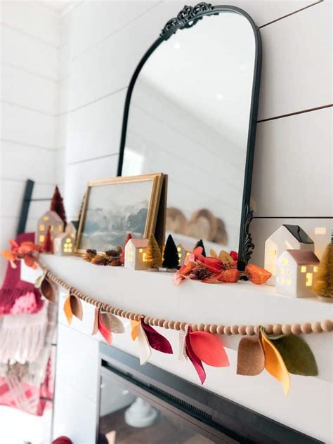 Diy Fall Garland Gold Bay Leaf Happy Happy Nester