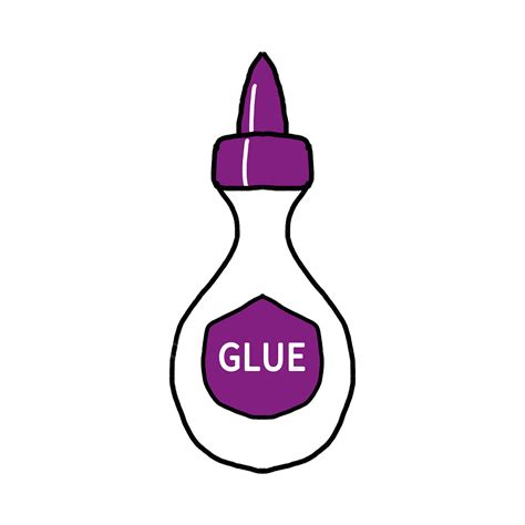 Glue Sticks Clipart Transparent Png Hd Dark Purple Bottled Glue Stick