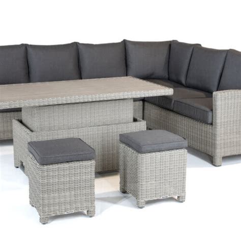 Life Outdoor Soho Corner Set With Side Tables Fold Coffee Table In