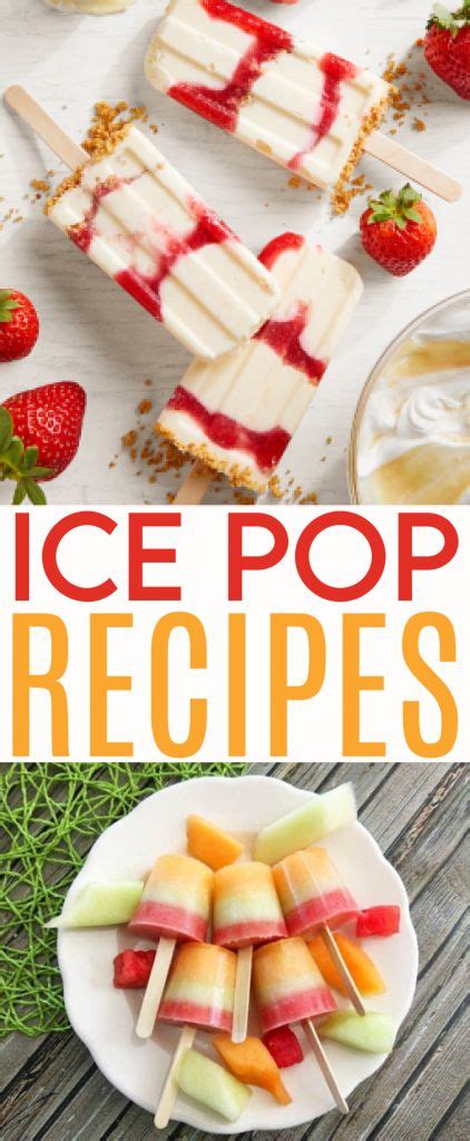 Delicious Homemade Ice Pop Recipes