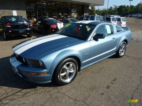 Windveil Blue Metallic Ford Mustang Gt Premium Coupe