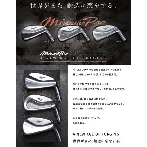 ミズノ Mizuno Pro 245 アイアン N S PRO MODUS3 TOUR 105 シャフト 6本セット 5 P