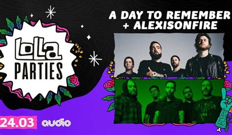 Lolla Partie 2022 A Day To Remember Alexisonfire Em São Paulo E Rio De Janeiro Diário De Shows