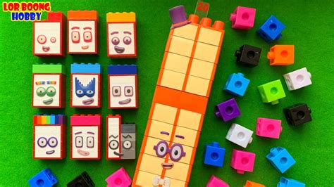 Numberblocks Looking Mathlink Cube And Diy Numberblocks Asmr Youtube