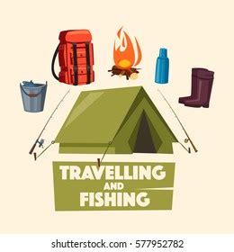 Mountain Tent Campfires Campsite Icon Logo 스톡 벡터 로열티 프리 1258861429