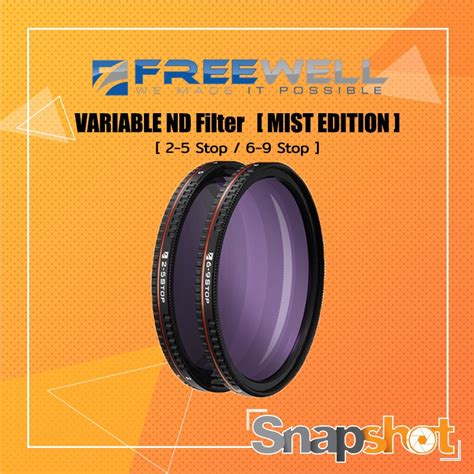 FREEWELL VARIABLE ND Filter MIST EDITION 2 5 Stop 6 9 Stop