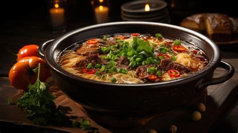 Premium Ai Image Beef Tendon Soup Food Professional Photography