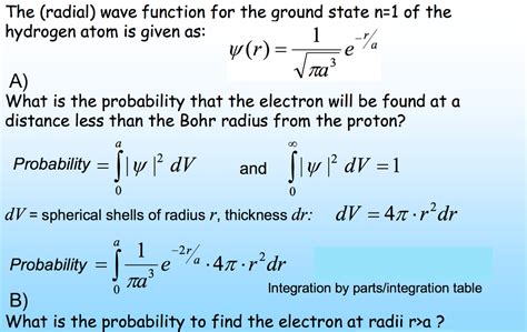 Solved The Radial Wave Function For The Ground State N Chegg