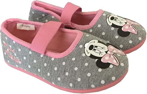 Chausson Ballerine Minnie Avec Lastique De Maintien Semelle