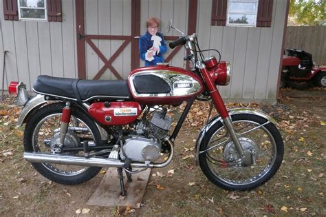 Yamaha 1968 Ycs1 180 Bonaza Unrestored Original Clear Title 828 Miles