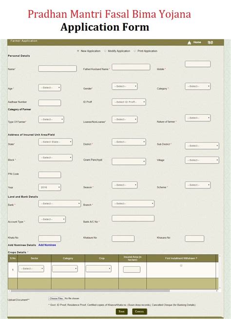 Pradhan Mantri Fasal Bima Yojana 2022 Online Registration Pradhan