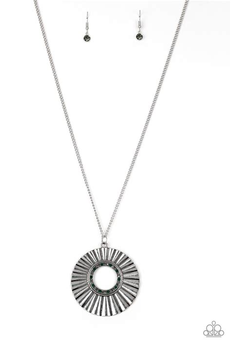 Paparazzi Chicly Centered Multi Gem Necklace Carasshop