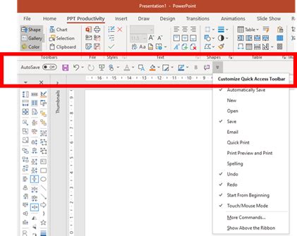 Powerpoint Ribbon Tabs