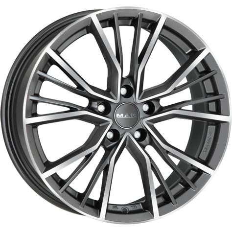 Jante Alu MAK UNION 8 5x19 5x112 ET45 Gunmetal Face Polie Norauto