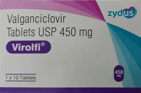 Valganciclovir Tablets Usp Mg By Zydus Virolfi Mg Tablets