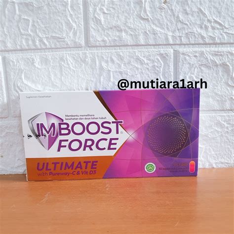 IMBOOST FORCE ULTIMATE BOX ISI 30 KAPLET Lazada Indonesia