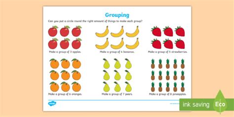 Grouping Worksheet Worksheet Teacher Made